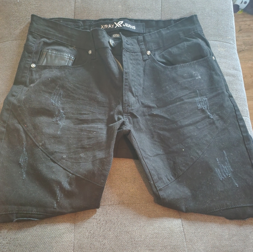 Men black jeans